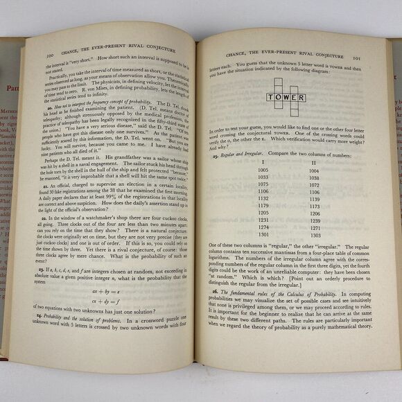 Mathematics & Plausible Reasoning G. Polya 1st Edition 2 Volume Set 1954 HC - Picture 8 of 14